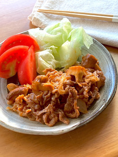 *豚肉と椎茸のヨーグルトケチャップ炒め*-レシピのメイン写真