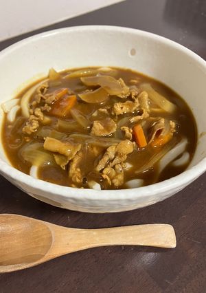 カレールーで簡単♪カレーうどん-レシピのメイン写真