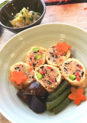 鶏肉のロール煮（透析食）-レシピのメイン写真
