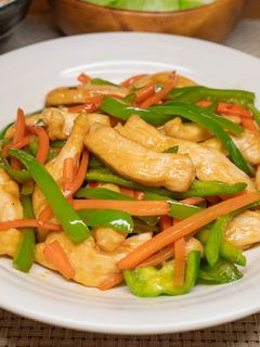 鶏胸肉の青椒肉絲っぽい炒めもの-レシピのメイン写真