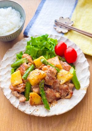 鶏じゃがの白だしガリバタソテー♩-レシピのメイン写真