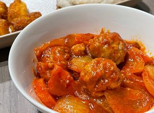 豚ひき肉ミートボール トマトソース煮込み-レシピのメイン写真