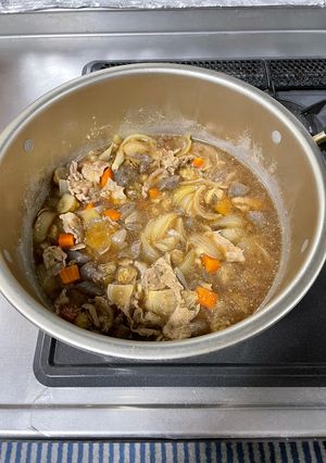 四毒抜きで菊芋の肉じゃが❗️を作ろう♪-レシピのメイン写真