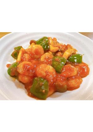 辛くない！エビチリ風炒め-レシピのメイン写真