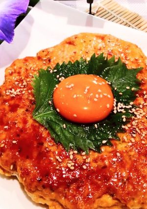 でっかいとりむね月見つくね-レシピのメイン写真