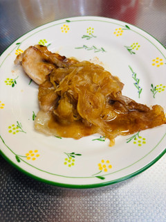 生姜焼き新玉煮のせ-レシピのメイン写真