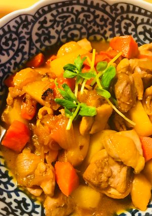鶏ジャガ●鶏肉の肉じゃが風炒め-レシピのメイン写真