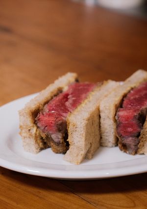 リッチなヒレカツサンド-レシピのメイン写真