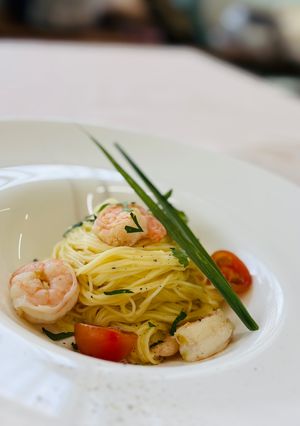 レモングラス香る海老とトマトの冷製パスタ-レシピのメイン写真