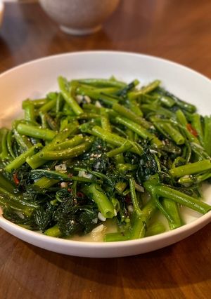 おつまみに最適！空芯菜炒め-レシピのメイン写真