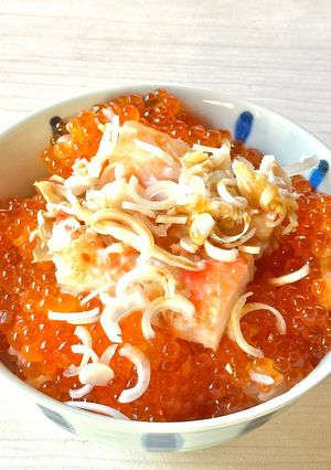 正月🎍カニイクラ丼-レシピのメイン写真