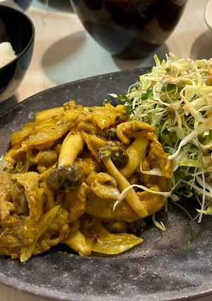 豚肉のマヨカレー炒め-レシピのメイン写真