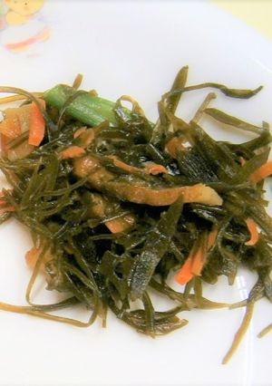 【幼児食】調味料２つ！切り昆布の煮物-レシピのメイン写真
