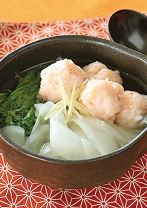 ひらひら大根とえび団子のスープ-レシピのメイン写真