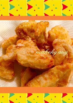 鶏ムネ肉の軽い唐揚げ☆カンタンお弁当-レシピのメイン写真