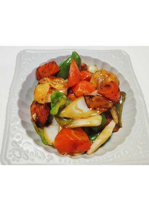 はちみつが隠し味!鶏むね肉の酢豚風炒め-レシピのメイン写真