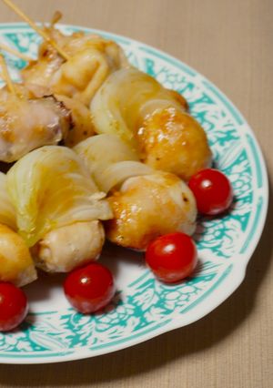 鶏もも肉の串焼き♬-レシピのメイン写真