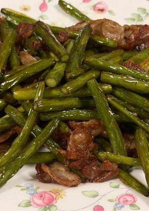 子供が大好き！ニンニクの芽と豚肉の炒め物-レシピのメイン写真