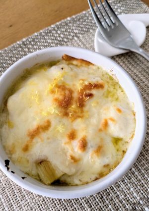 焼き長ネギのレモン風味グラタン-レシピのメイン写真