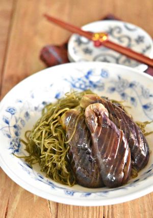なすと切り昆布の煮物【作り置き】-レシピのメイン写真