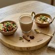 カレーのデザートに牛乳だけでチャイゼリー