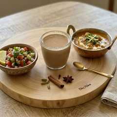 A picture of カレーのデザートに牛乳だけでチャイゼリー.