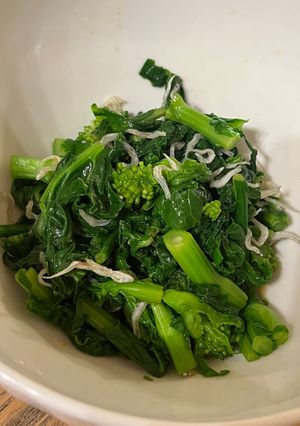 菜の花とちりめんのからし和え-レシピのメイン写真