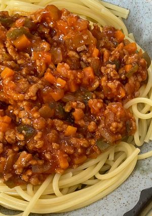 給食の味！ミートソーススパゲティー-レシピのメイン写真