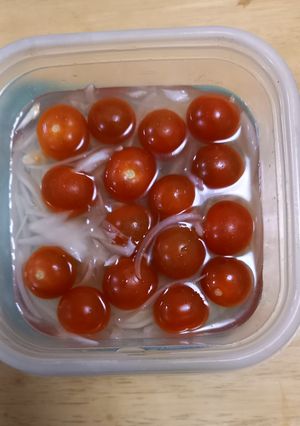 玉ねぎと、プチトマトの酢漬け-レシピのメイン写真