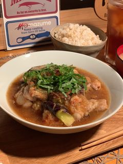 鳥ももと茄子のみぞれ煮❕-レシピのメイン写真