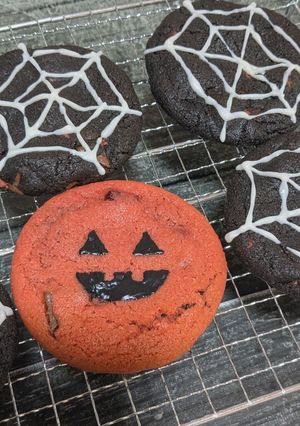 【好きな色で作れる】ハロウィンチャンククッキー-レシピのメイン写真