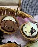 可愛い😍トイプー♡猫の生チョコ一口タルト