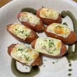 ウインナーボート、ポテトを詰めて⭐︎