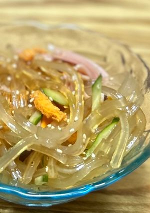 葛切りでコシの強い中華サラダ-レシピのメイン写真