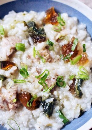 \大同電鍋レシピ/皮蛋瘦肉粥-レシピのメイン写真