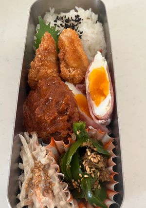 息子弁当23煮込みハンバーグ-レシピのメイン写真