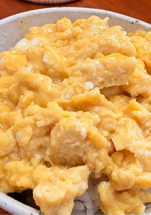 だし巻きの材料で『ふわふわたまご丼』-レシピのメイン写真