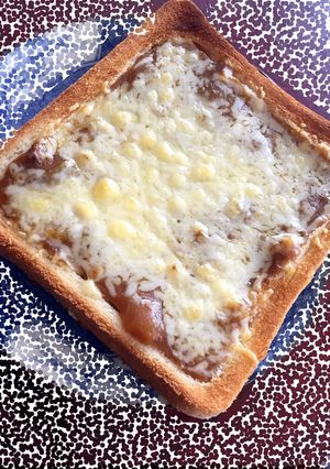 カレー＆チーズで出来る食パンアレンジ-レシピのメイン写真