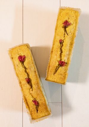 *桜とお豆のパウンドケーキ*-レシピのメイン写真