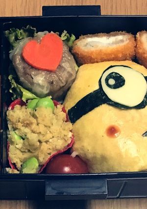 ミニオンのキャラ弁-レシピのメイン写真