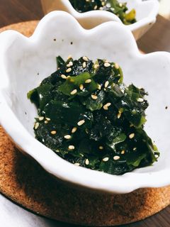 わかめと海苔で韓国海苔風ナムル♪-レシピのメイン写真