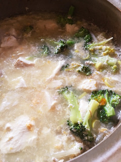余り野菜のスープご飯☆主婦の1人ランチ-レシピのメイン写真