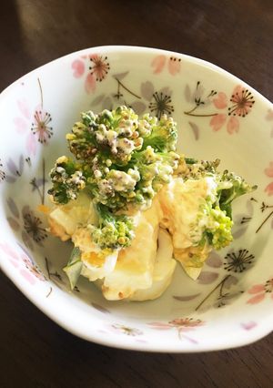 ブロッコリーと玉子のサラダ♡柚子胡椒風味-レシピのメイン写真