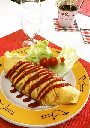 あるもの利用のオムライス-レシピのメイン写真