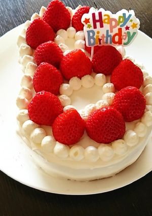 数字のケーキ「8」-レシピのメイン写真