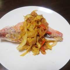 赤魚の味噌炒め添え-レシピのメイン写真