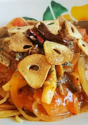 フレッシュトマトときのこのパスタ-レシピのメイン写真