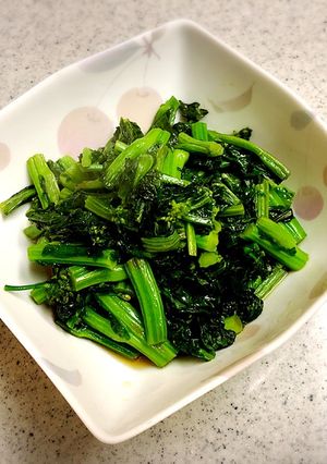 春になると食べたくなる〜菜の花の炒め煮〜-レシピのメイン写真