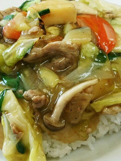 自家製のラーメンスープで簡単中華丼-レシピのメイン写真