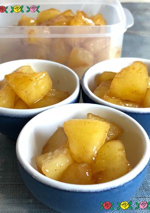 林檎の甘煮〜(o˘◡˘o)♡-レシピのメイン写真